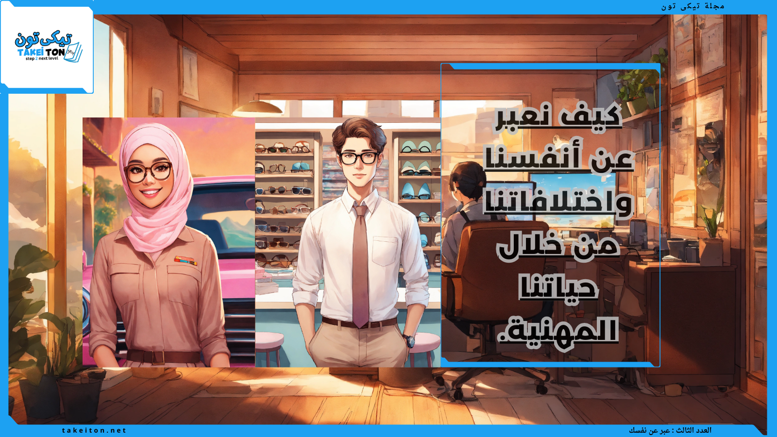كيف نعبر عن أنفسنا واختلافاتنا من خلال حياتنا المهنية.