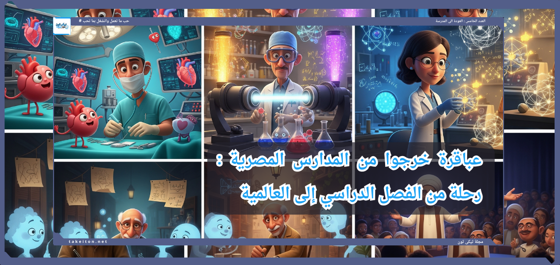 عباقرة خرجوا من المدارس المصرية: رحلة من الفصل الدراسي إلى العالمية